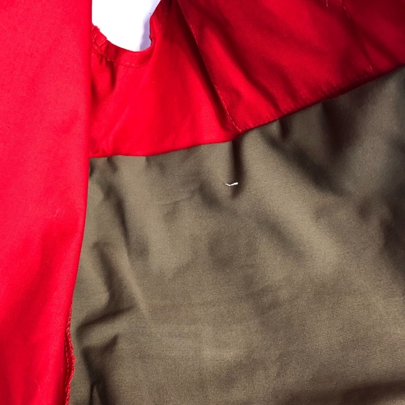 Cristobal Balenciaga Vtg red zip vest pockets sz L - Picture 5 of 8